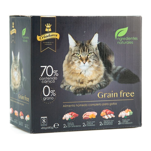 Criadores Grain Free sobres para gatos